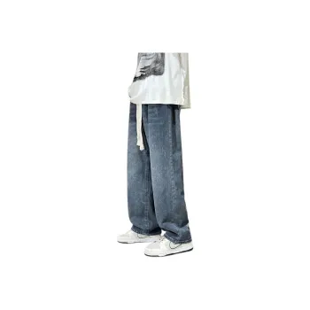 BENGEN Jeans Unisex Blue