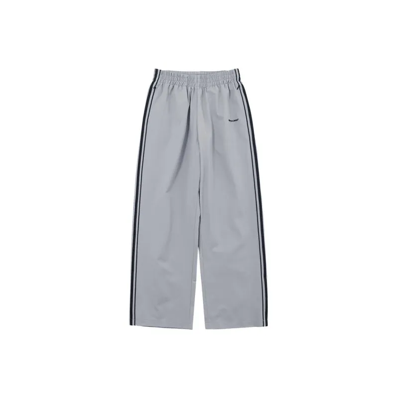 BENMYSHOWER Knitted Sweatpants Unisex Gray-0