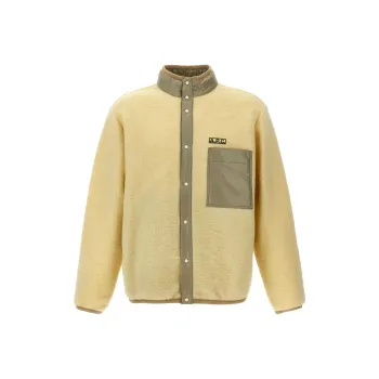 A.P.C Logo Patch High Neck Overshirt