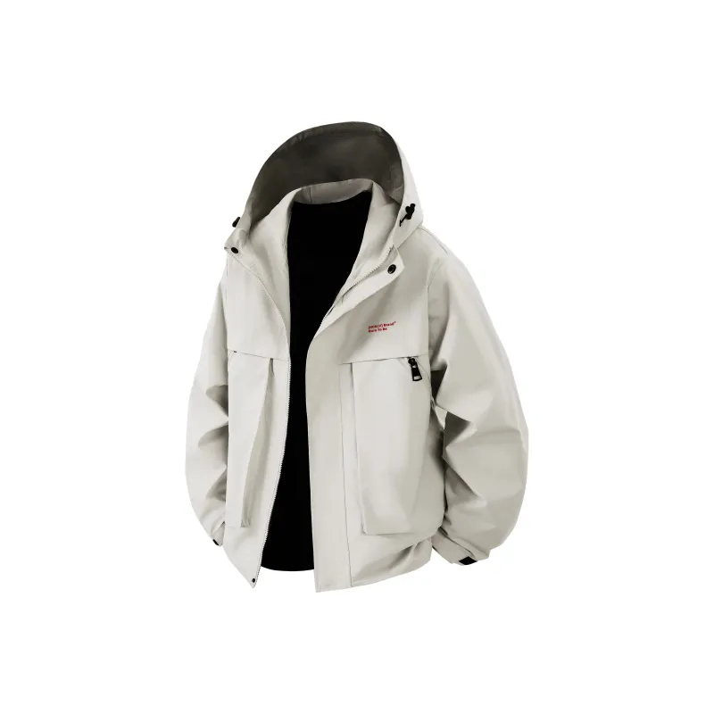HOKLV Jackets Coats Unisex Apricot-0