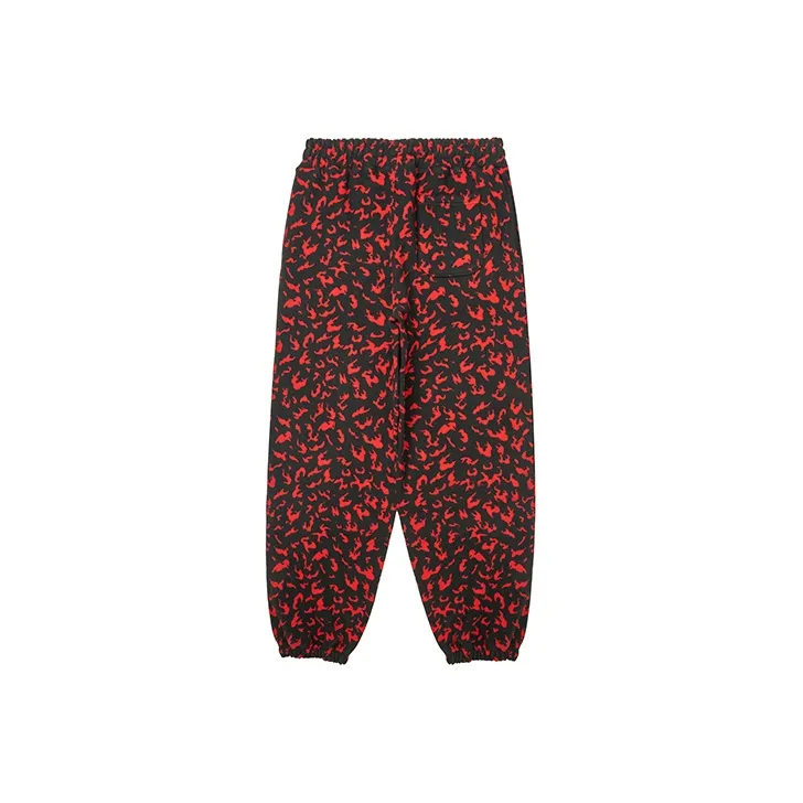 LVXWA SS22 Casual Pants Unisex Black Red-0