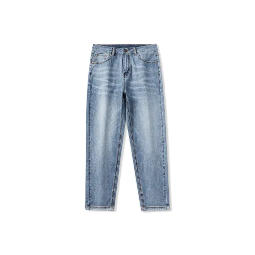 R+ Spring And Summer Thin Jeans Mens