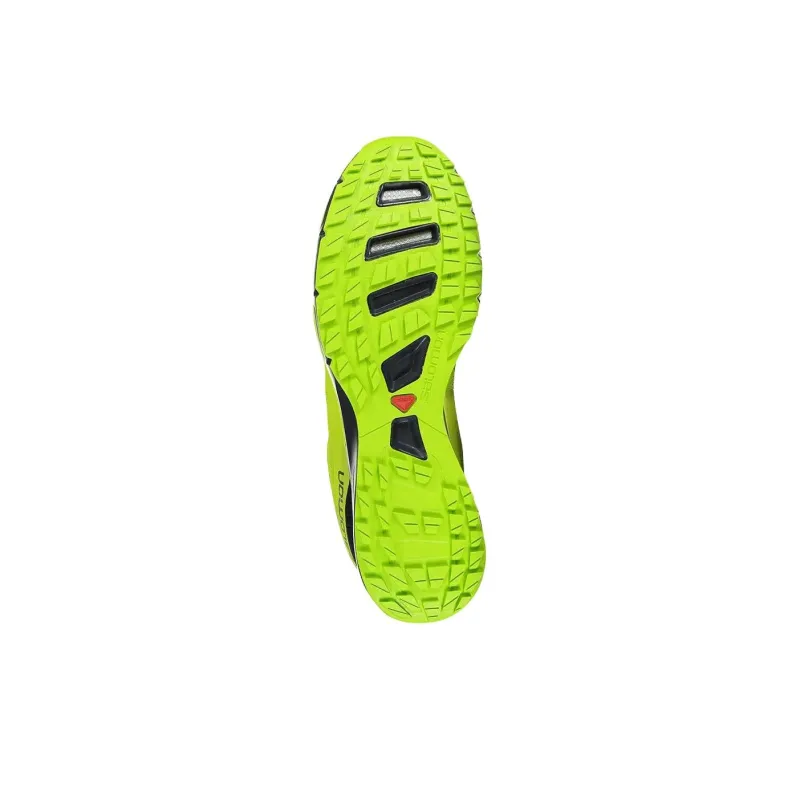 SALOMON Anti Slip Wear Resistant Low Top Casual Trail Running Marathon Running Shoes Men's Green Yellow-2