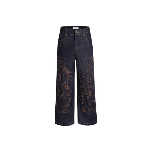 DND4DES Jeans Unisex Original Denim Blue