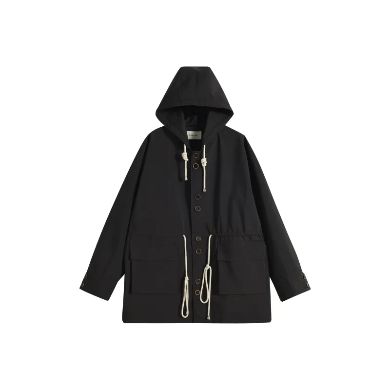 COKEIN Trench Coats Unisex-2