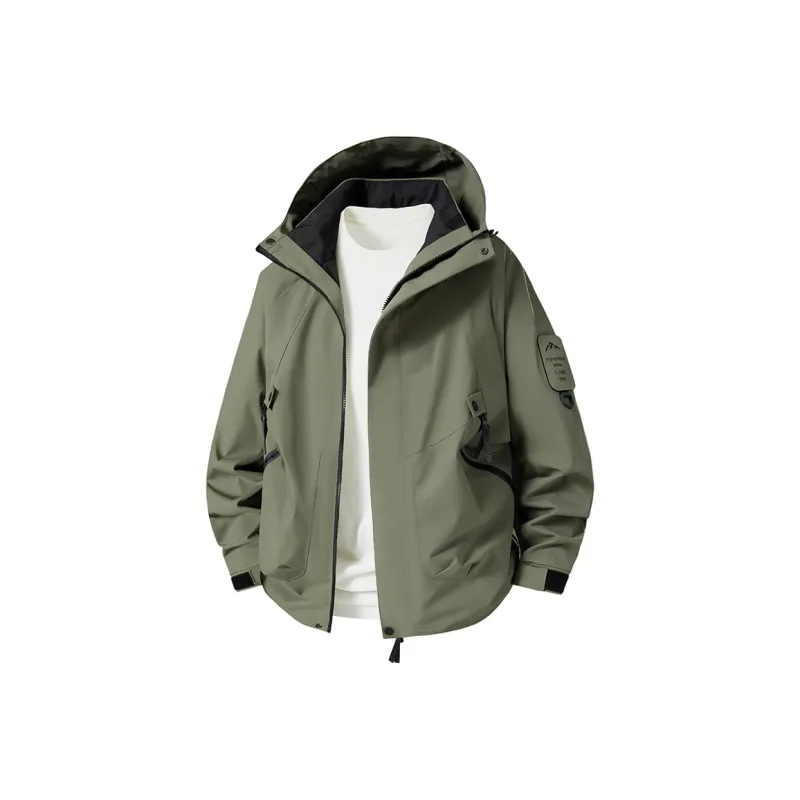 Mulinsen Jackets Coats Unisex Light Army Green-1