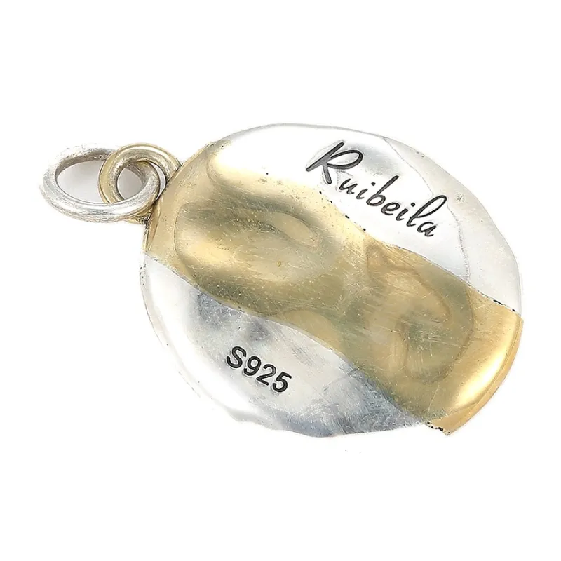 Ruibeila 925 Sterling Silver Necklaces Men's-4