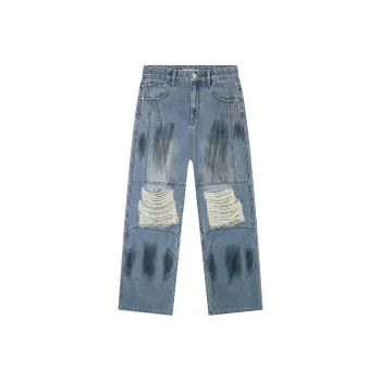 SAKUN Jeans Unisex Blue