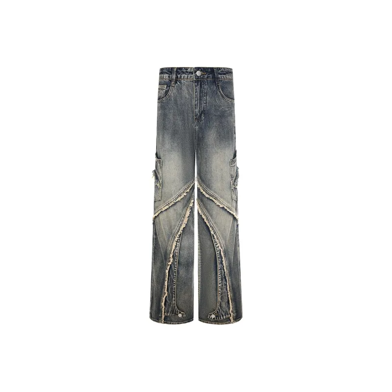 COOLALPACA Loose Fit Wide Leg Jeans Unisex-0