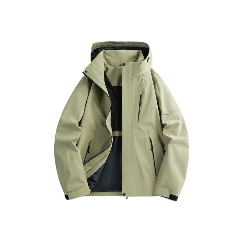 Mulinsen Jackets Coats Unisex Ivory White-Fruit Green-11