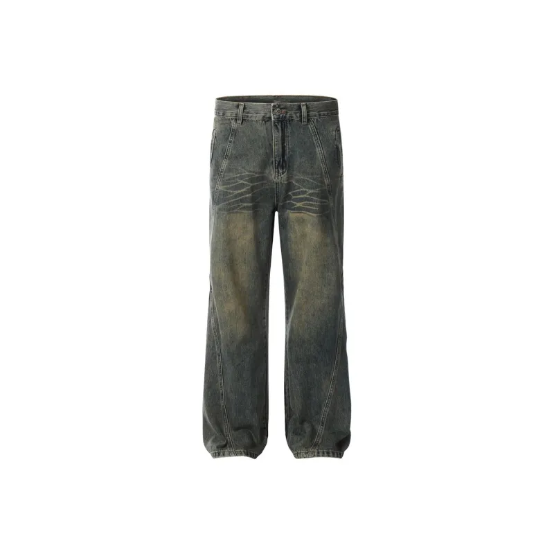 GBXM Jeans Unisex Vintage Blue-0