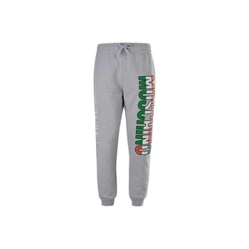 MOSCHINO Knitted Sweatpants Men Gray