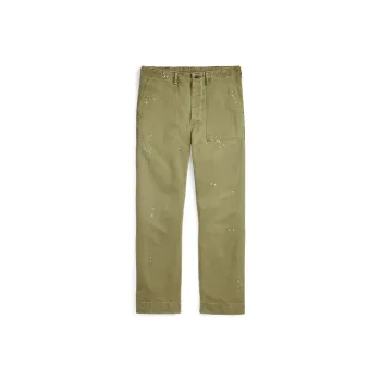 Polo Ralph Lauren SS22 Casual Pants Loose Fit Men's Khaki