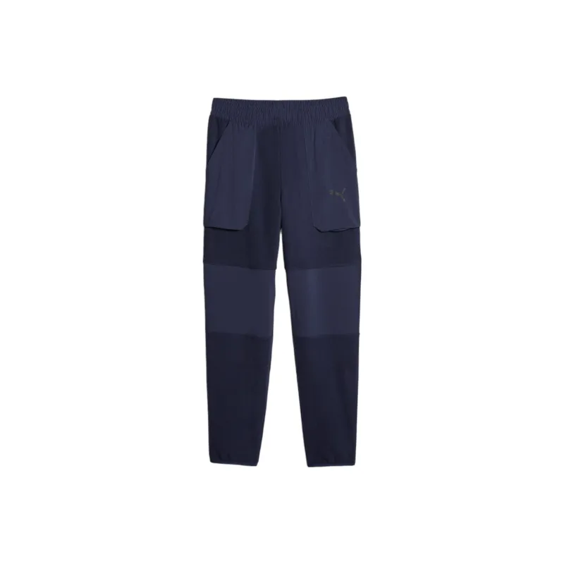 PUMA Fit Knitted Sweatpants Men Navy Blue-0