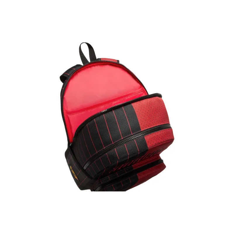 Jordan Polyester Backpack Unisex Black & Red-5