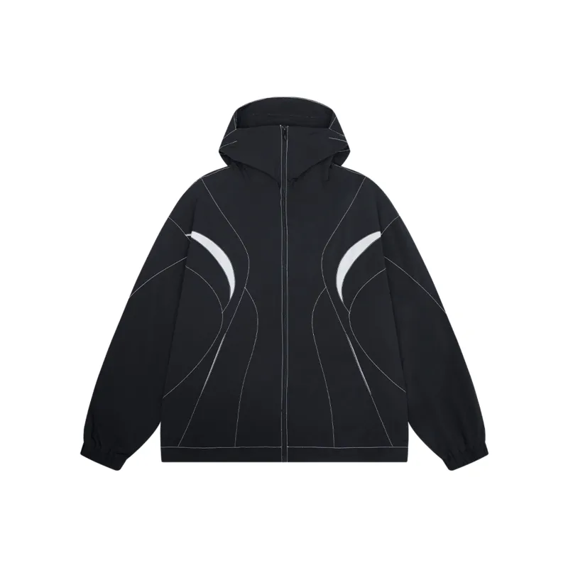 CHINISM Blackwater Series Jacket Unisex Black-0