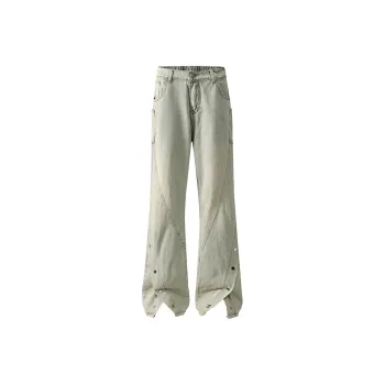 SONGS ALONG Jeans Unisex Yellow Mud