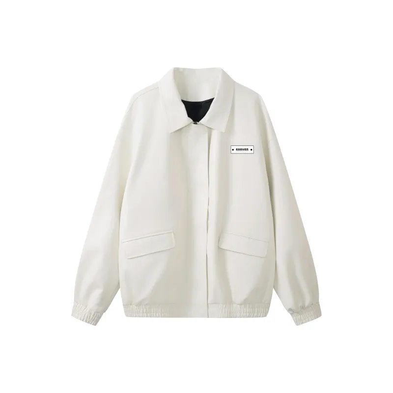 EOOVEN Leather Jackets Unisex-0