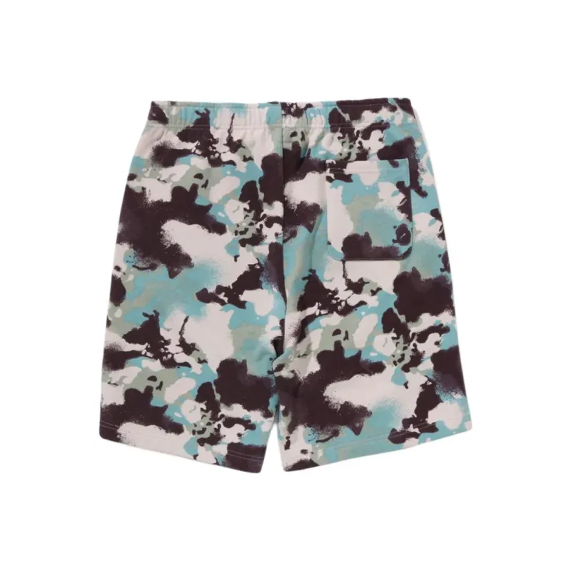A BATHING APE Map Camo Regular Fit Shark Sweat Shorts-3
