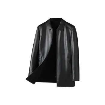 KAISER Leather Jackets Men Black