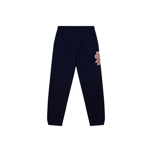 Mitchell Ness Knitted Sweatpants Men Dark Blue