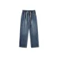 Dark Blue-Stone-Washed Style