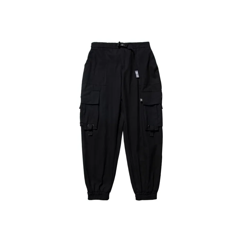 AOGZ Knitted Sweatpants Unisex Black-0