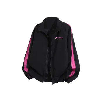 BTR Jackets Coats Unisex Black Red