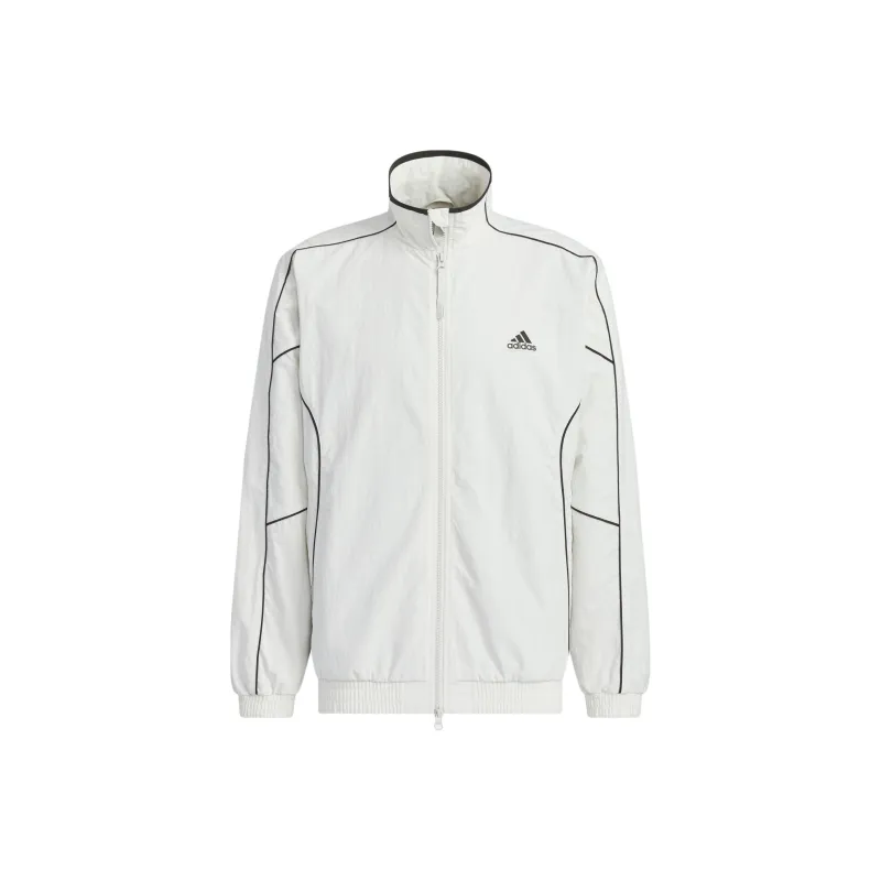 Adidas WORDING FW24 WRINKLED LINED TRACK TOP Jacket Unisex Track Gray-0