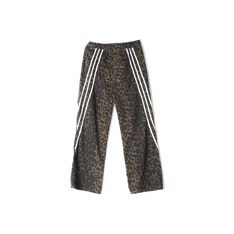 Chisportate Jeans Unisex Leopard Print-0