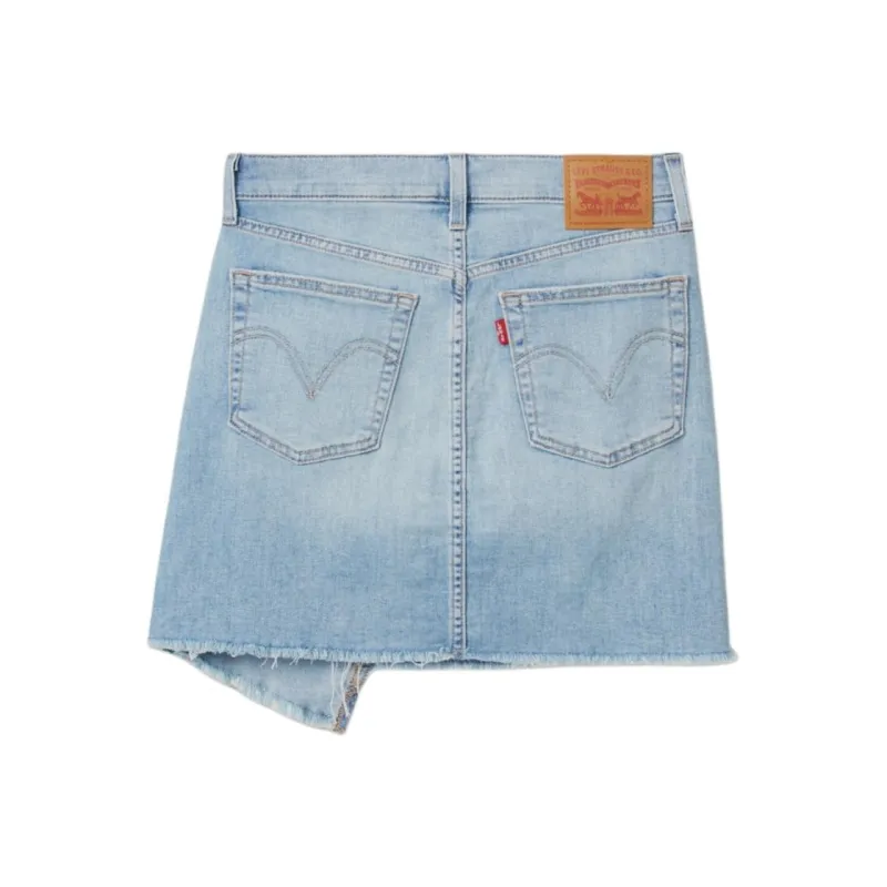 Levi's Denim Short Skirts Women's Blue-1