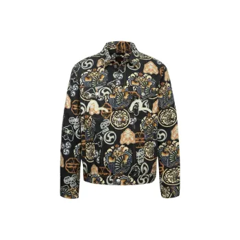 EVISU 2024 Fall And Winter Jacket Men's Multicolor