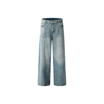 GBXM Jeans Unisex Washed Blue
