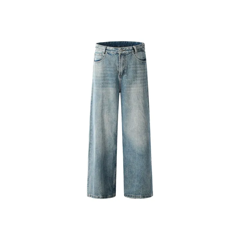 GBXM Jeans Unisex Washed Blue-0