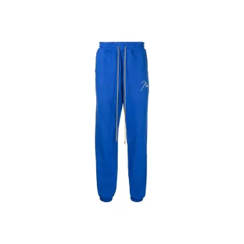 RHUDE Terry Embroidered-logo Track Pants