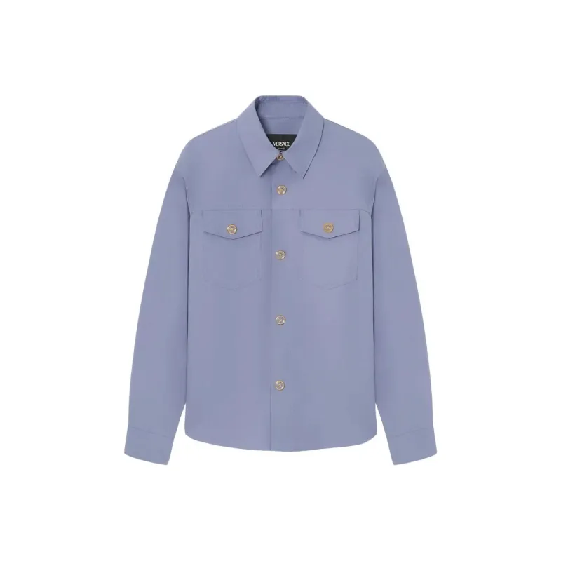 VERSACE Gabardine Overshirt-0