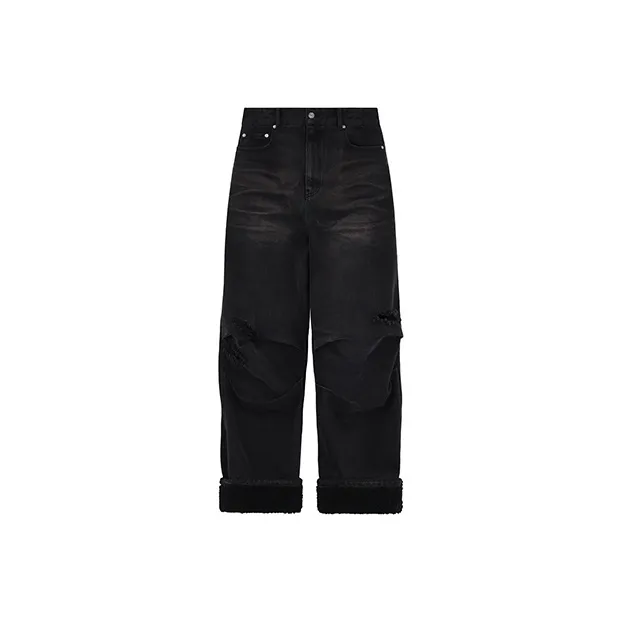 WE11DONE Jeans Unisex Black-0