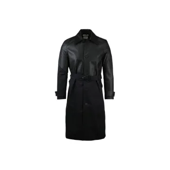 Bottega Veneta SS24 Trench Coat Men's Black