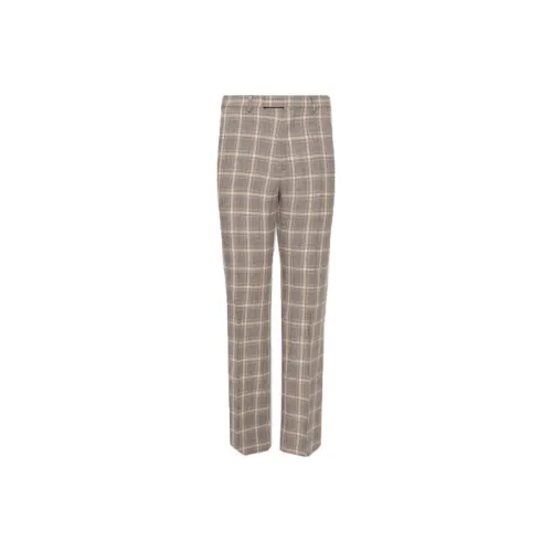 GUCCI Checkered Straight Leg Trousers