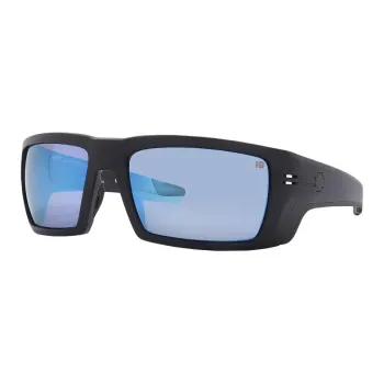 SPY Plastic Irregular Shape Sunglasses Men's Black