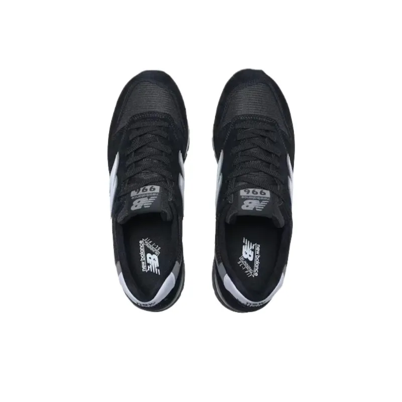 New Balance NB 996 Cushioning, Slip Resistant, And Abrasion Resistant Low Top Running Shoes Unisex Black-3