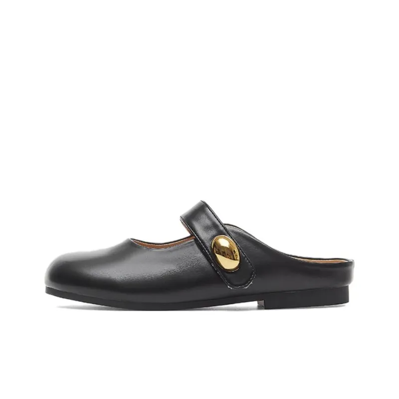 AGSDON Rubber Sole Closed Toe Slippers Women's-5