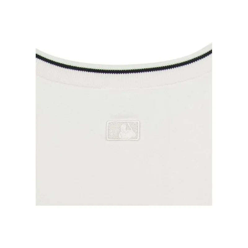 MLB New York Yankees SS25 Knitwear Women's Cream White-4