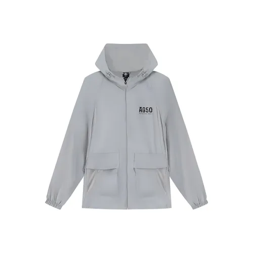 361° Trench Coat Men's Lead Gray