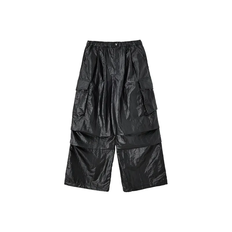 KORAKUBLUE Cargo Pants Unisex Porcelain Black-0