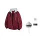 Burgundy (Includes Gray Hats & Caps+Brooch)