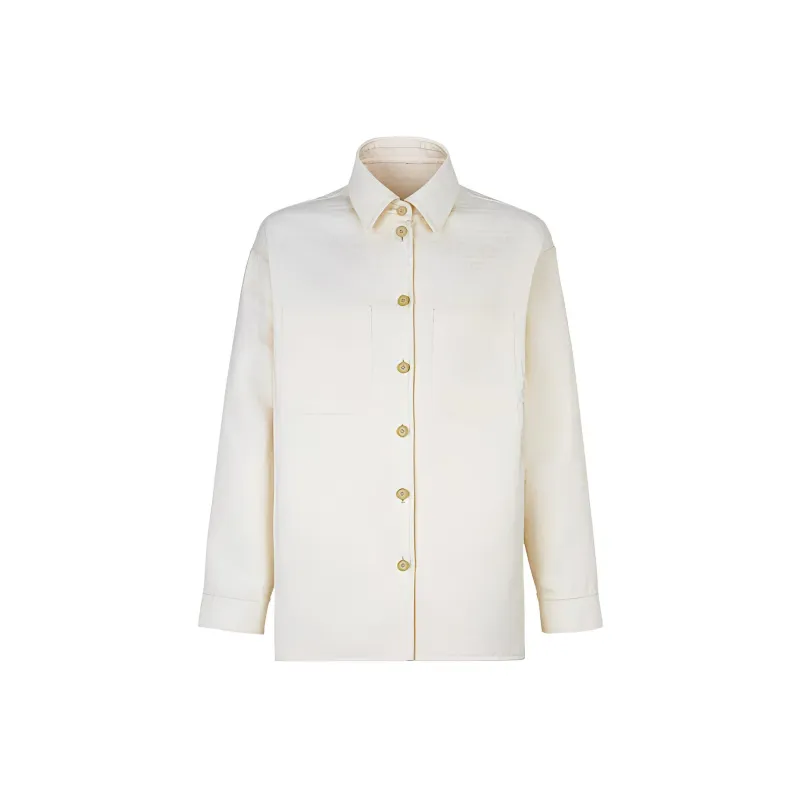 FENDI SS24 Jackets Coats Men's White-0