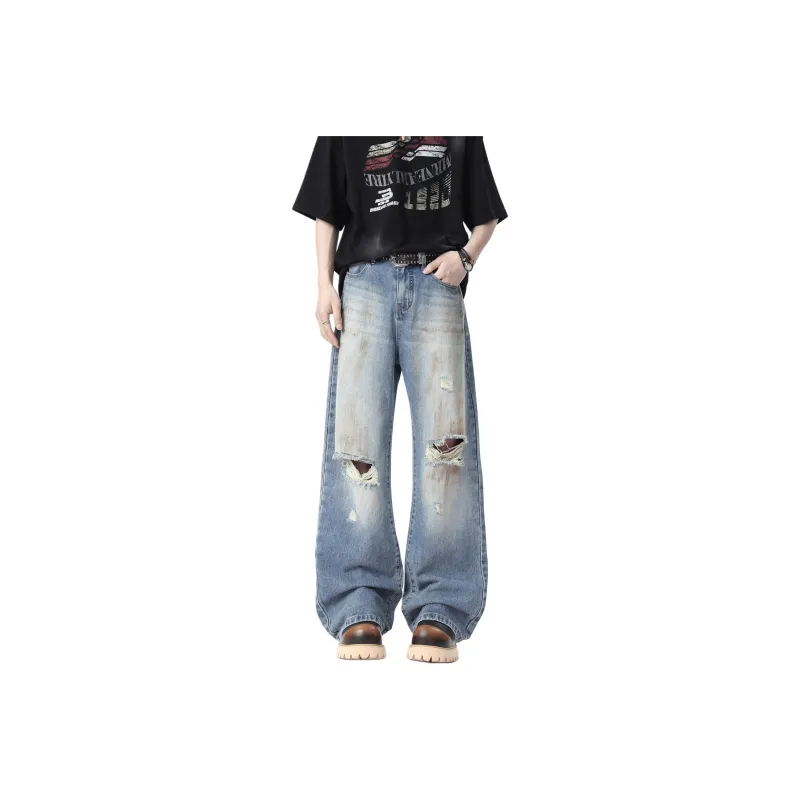 DAREASY Jeans Unisex Vintage Blue-0