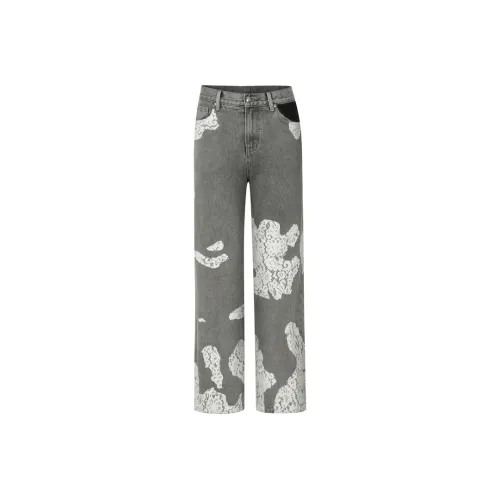 MEGALAXY Jeans Unisex Gray