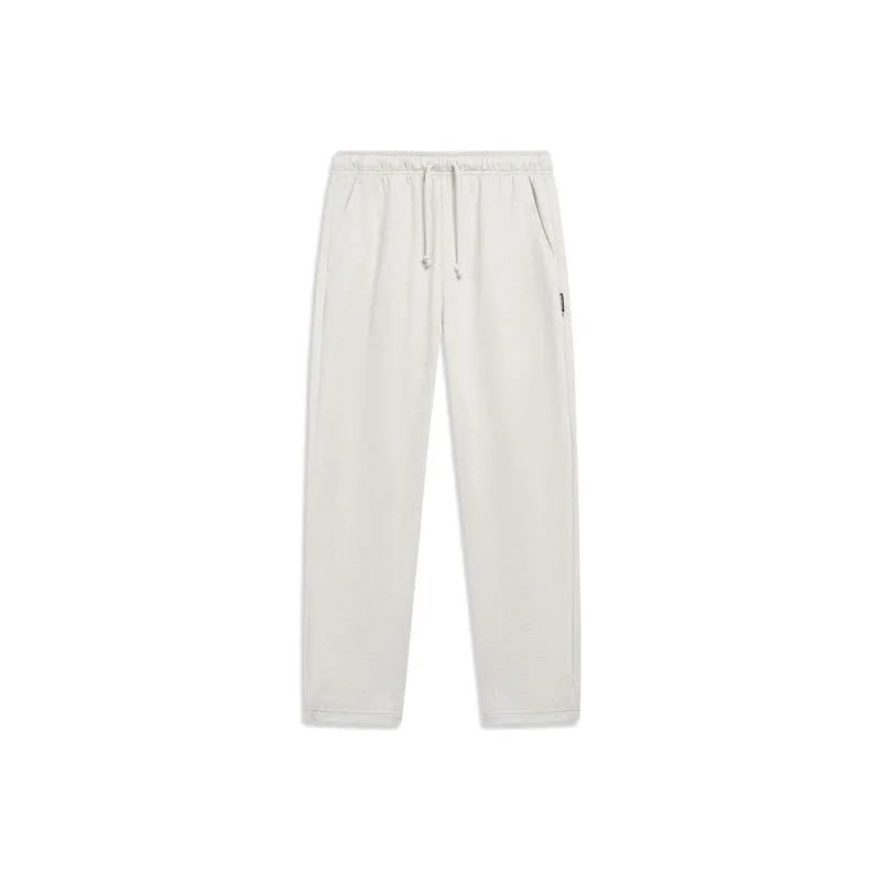 LiNing Knitted Sports Pants Men's Heather Gray Tile Gray-0